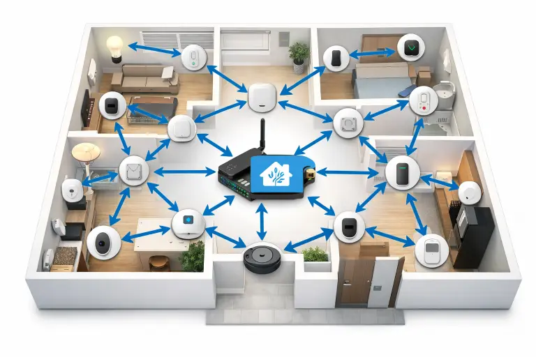 rete mesh zigbee home assistant