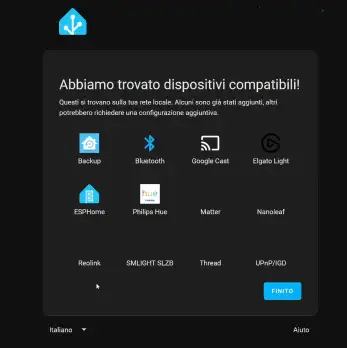 Scansione dei servizi e dispositivi